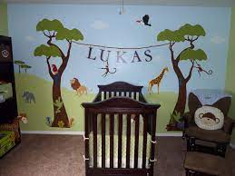 Jungle Wall Mural Stencil Kit For Baby