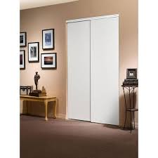 White Mdf Interior Closet Sliding Door