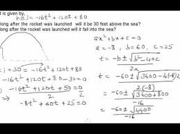 Word Problem On Quadratic Functions 1