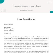 free grant letter templates exles