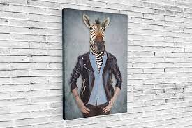 Zebra Head Wall Art Zebra Head Canvas