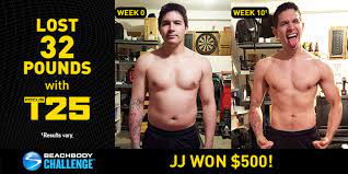 focus t25 results j j lost 32 pounds