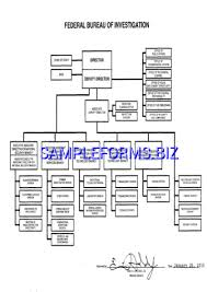 Fbi Organizational Chart Templates Samples Forms