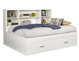 royce white twin captian bed with under