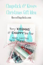 chapstick kisses christmas gift idea