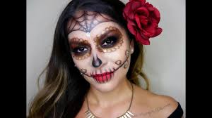 sugar skull halloween makeup tutorial