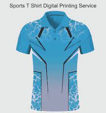 printed polyester print sports t shirt