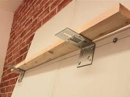 how to attach shelves to drywall you