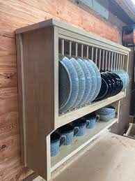 Handmade Plate Rack Storage