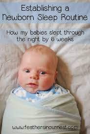 establishing a newborn baby sleep routine