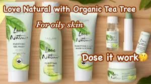 organic tea tree lime for oily skin