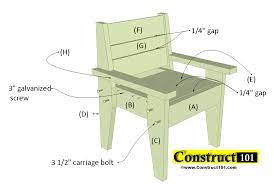 Outdoor Chairs Chair Woodworking Plans