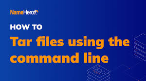 tar files the linux command line