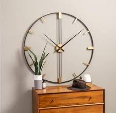 Round Wall Clock Home Decorative Size