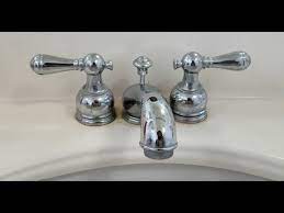 bathroom sink faucet with bar
