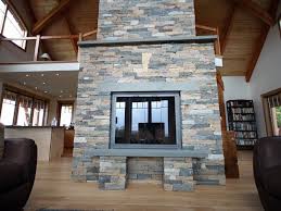 A New Twist On A Ledgestone Fireplace