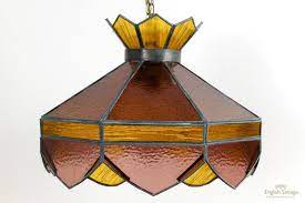 Reclaimed Stained Glass Pendant Light Shade