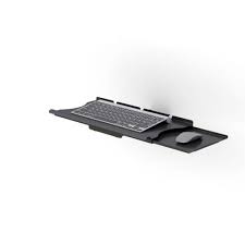 Keyboard Tray With Sliding Mouse Holder