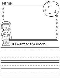 Get active and learn how to train like an astronaut. Free Space Themed Writing Prompts Perfect No Prep Writing Activity For Kindergarten First Free Writing Prompts Space Classroom First Grade Writing Prompts