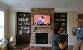 mounting tv over a gas fireplace