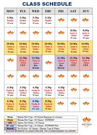 schedule hot yoga houston