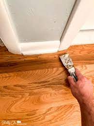 painting hardwood floors white