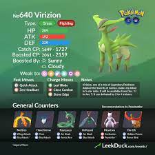 Virizion Debuts in Raids - Leek Duck | Pokémon GO News and Resources