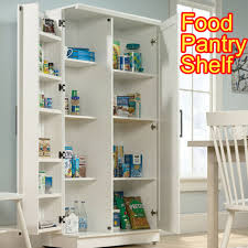 Shop for kitchen storage cabinets online at target. Tall Storage Cabinet Kitchen Cupboard Pantry Food Storage Organizer Shelf Wood