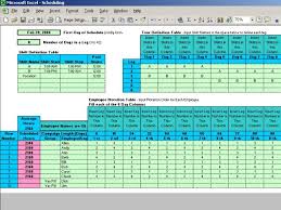 Rotating Shift Schedule In Excel Vidracaria Xyz