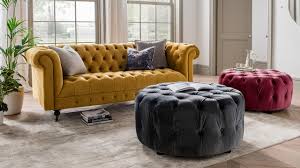 velvet chesterfield sofa sets modern