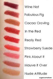 Revlon Lipstick Shade Chart Revlon Matte Lipstick Revlon