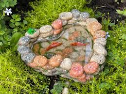 Fairy Garden Koi Pond Miniature With