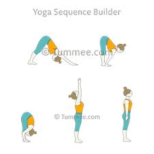 Sun salutation b has two more poses than sun salutation a, but it's also more challenging on your muscles and your cardiovascular system. Sun Salutation A Second Half Surya Namaskar A Second Half Sanskrit Tummee Com
