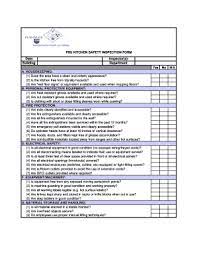 kitchen inspection checklist pdffiller