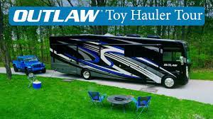 2023 outlaw cl a gas toy hauler tour