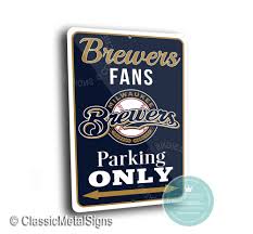brewers parking only sign milwaukee