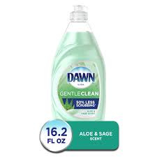 dawn liquid dish soap aloe and sage