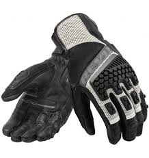 Revit Sand 3 Gloves Black Silver