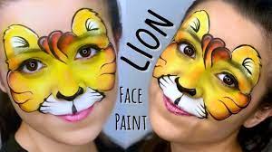 lion one stroke face paint tutorial