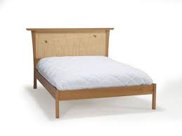 wood headboard platform bed handmade