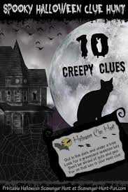 halloween clue hunt with appeal