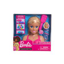 barbie small styling head blonde