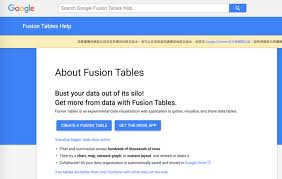 利用google fusion table 不用寫code 也可