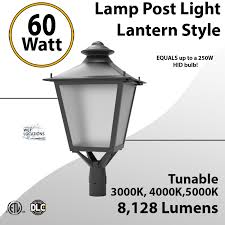 Led Post Light 60w Led Lantern Style