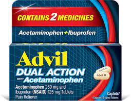 Advil Dual Action: Acetaminophen & Ibuprofen | Advil gambar png