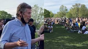 Activists link arms to prevent the removal of an encampment at toronto's trinity bellwoods park on tuesday, june 22 photo by joe warmington / toronto sun article content. There Will Be Lessons Learned From Situation At Trinity Bellwoods Park Toronto Mayor Says Ctv News
