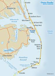 Outer Banks Nc Map Visit Outer Banks Obx Vacation Guide