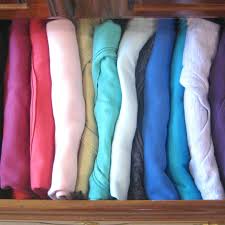 how to fold and organize t shirts