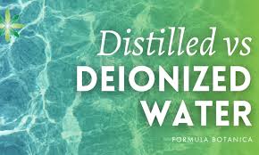 distilled deionized water