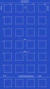 grid and blueprint wallpapers for iphone